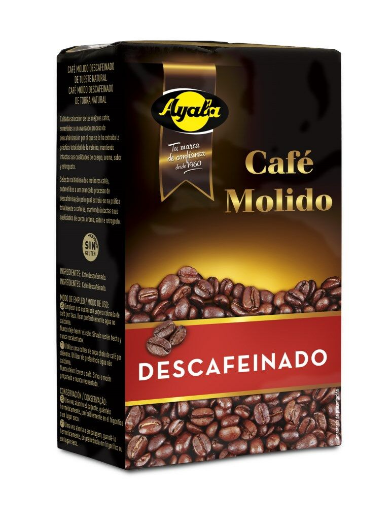 Café molido natural descafeinado Cafetería paquete 250 g - Supermercados DIA