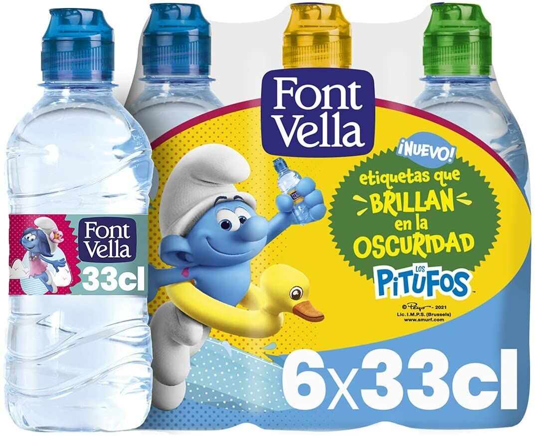 Botella agua Font Vella 1,5 litros (pack de 6)